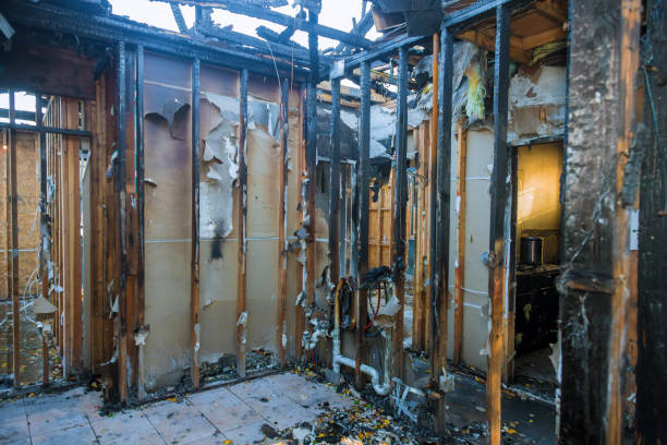 Professional Fire Damage Restoration technician working in North Wales, PA